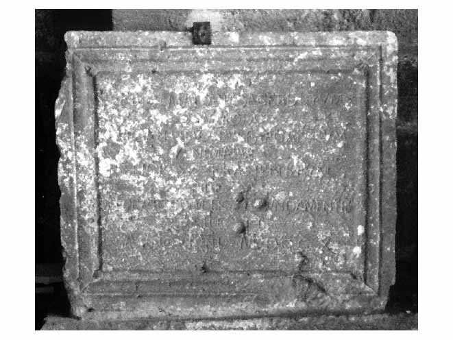 lapide - ambito pugliese (sec. XVIII)