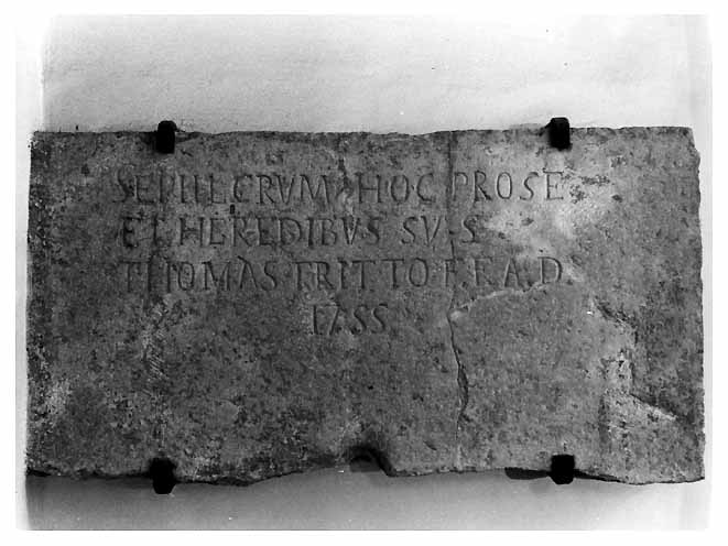 lapide - ambito pugliese (sec. XVIII)