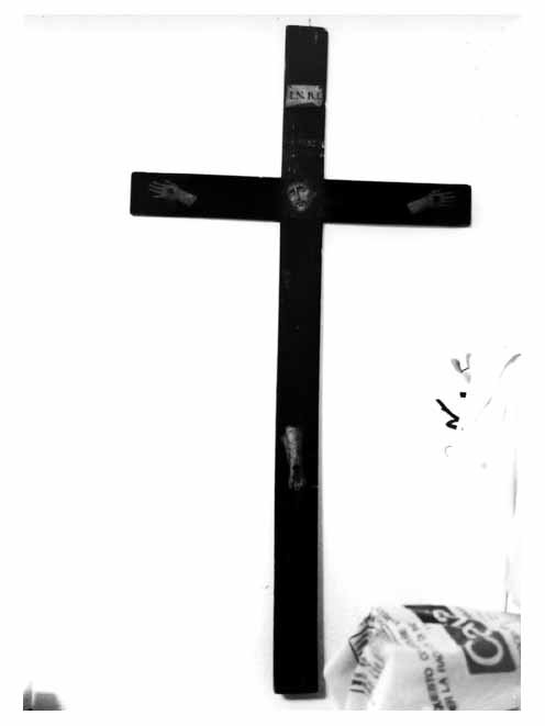 Cristo crocifisso (croce penitenziale) - ambito pugliese (sec. XIX)