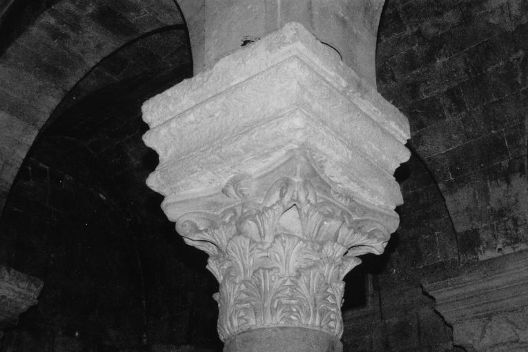 capitello, coppia - ambito pugliese (metà sec. XII)
