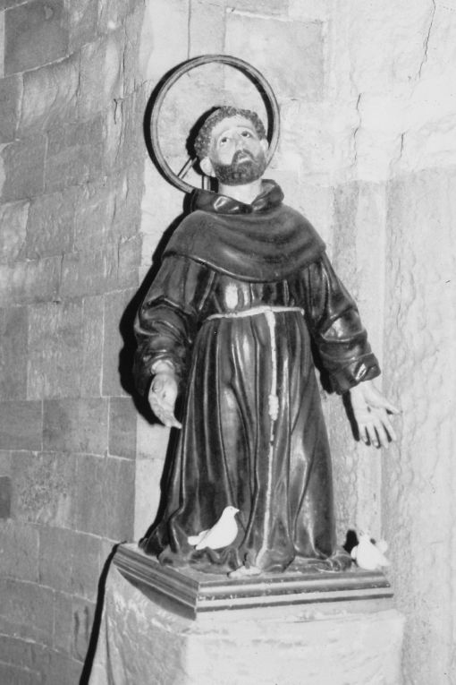 San Francesco d'Assisi (statua) - ambito pugliese (secc. XVII/ XVIII)