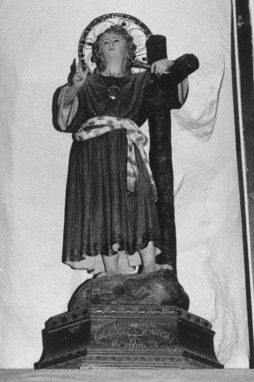 Gesù fanciullo (statua) di Manzo Carlo (sec. XX)