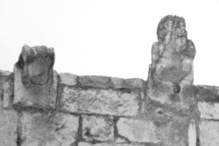 figura maschile (mensola) - ambito pugliese (fine sec. XII)