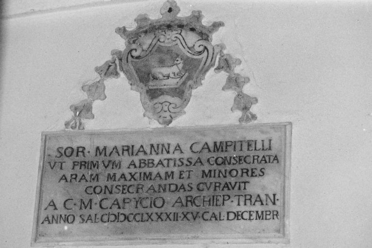 lapide - produzione pugliese (sec. XVIII)