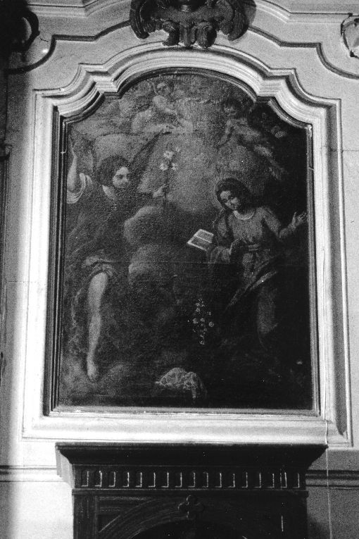 Annunciazione (dipinto) di Menzele Nicola (attribuito) (seconda metà sec. XVIII)