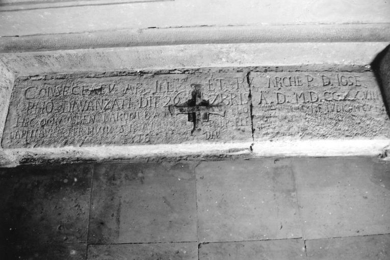 lapide - produzione pugliese (sec. XVIII)