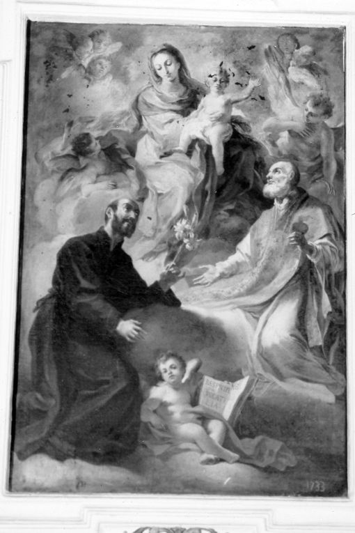 Madonna con Bambino e Santi (dipinto) - ambito pugliese (sec. XVIII)