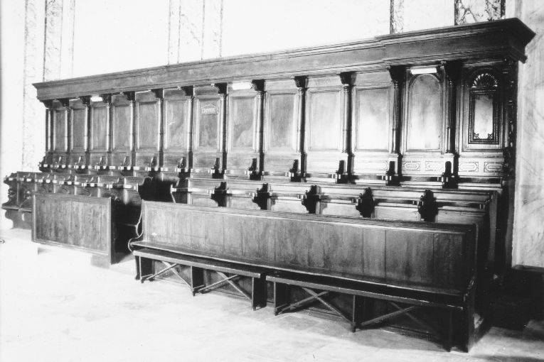 stalli del coro - produzione pugliese (sec. XVIII)