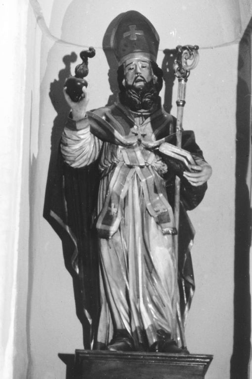 Sant'Agostino (statua) - produzione salentina (seconda metà sec. XIX)