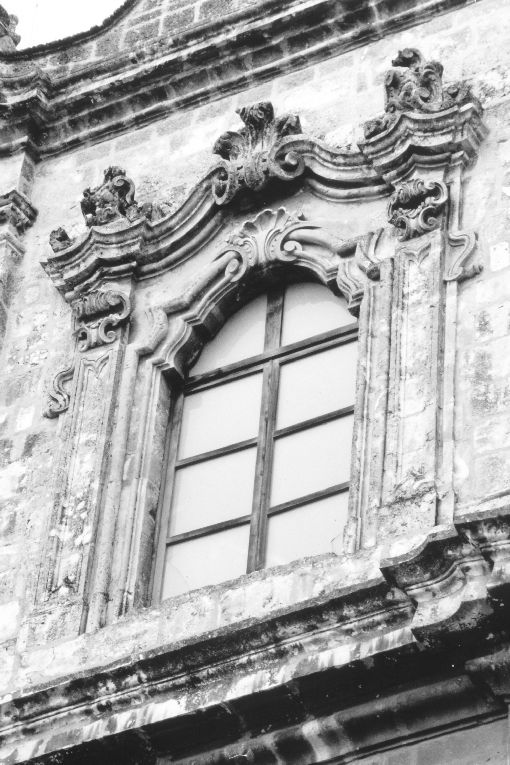 mostra di finestra - produzione salentina (seconda metà sec. XVIII)