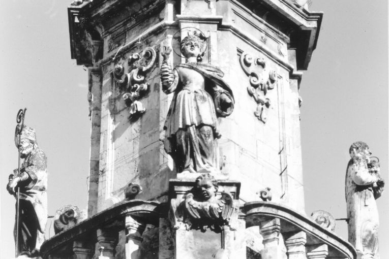 Sant'Irene (statua) di Greco Giuseppe (sec. XVIII)