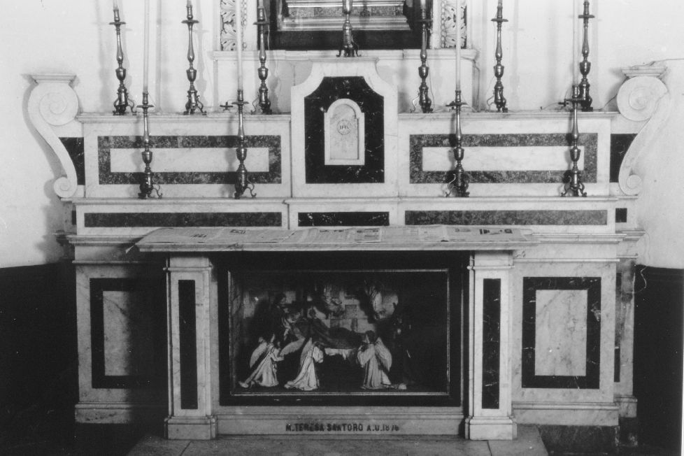 altare, coppia - produzione salentina (sec. XIX)