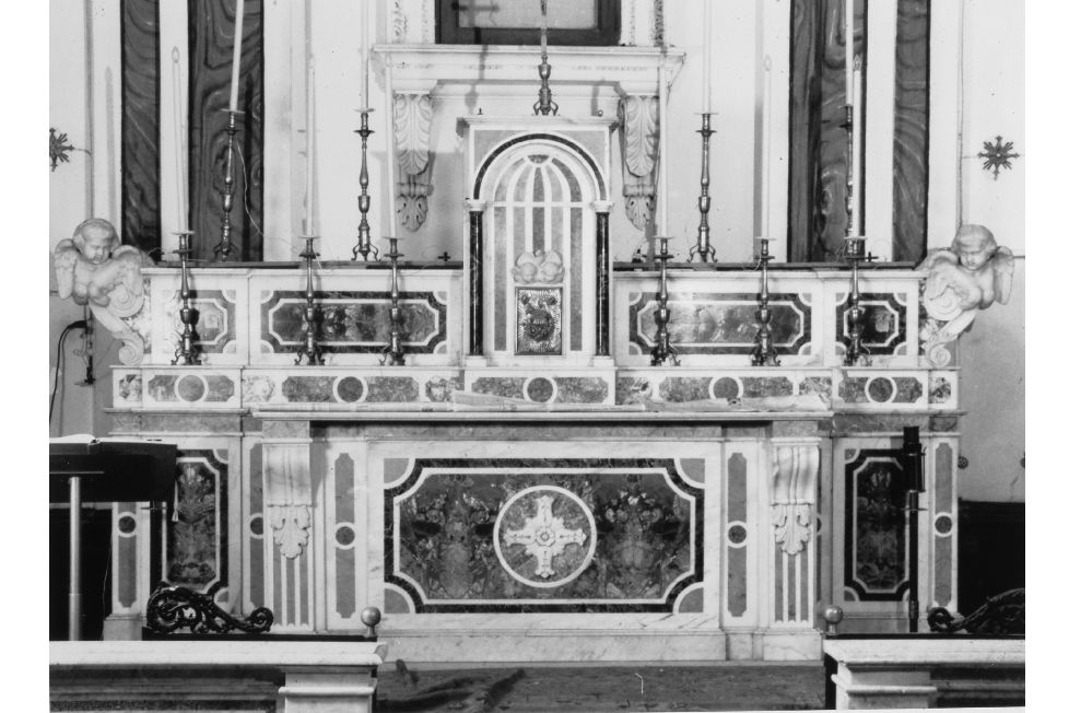 altare maggiore - produzione salentina (secc. XIX/ XX)