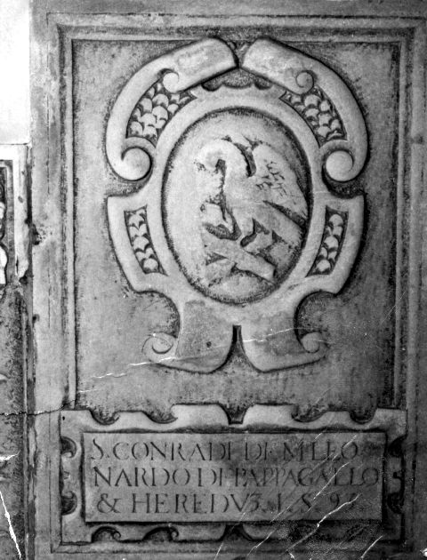 lastra tombale - bottega napoletana (sec. XVI)