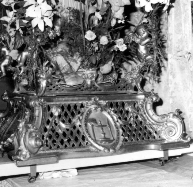 base processionale - produzione pugliese (seconda metà sec. XIX)