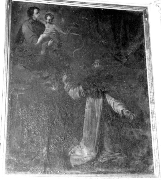 apparizione della Madonna col Bambino a San Giacinto (dipinto) - produzione pugliese (secondo quarto sec. XVII)