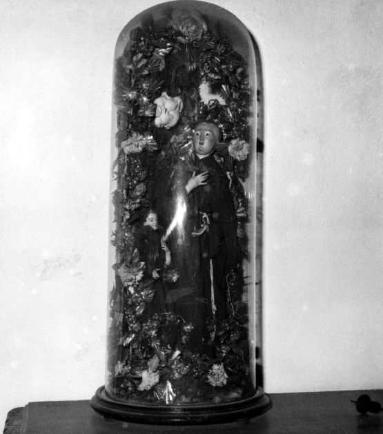 Santo francescano (gruppo scultoreo) - bottega pugliese (ultimo quarto sec. XIX)