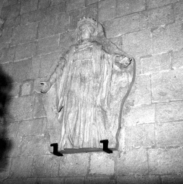 Santa Caterina (rilievo) - produzione pugliese (metà sec. XVII)