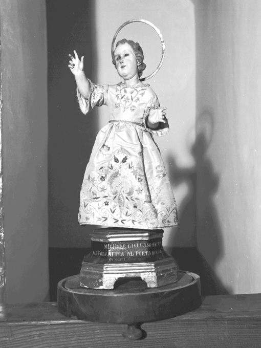 Gesù Bambino (statua) di Giordano Michele (sec. XVIII)