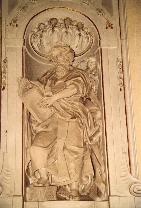 San Matteo (statua) di Gimma Giuseppe, Tabacco Carlo Andrea, Tabacco Domenico, Tabacco Giuseppe, Cattedra Michele (sec. XVIII)