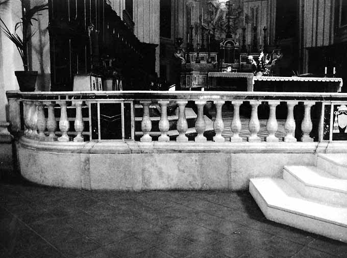 balaustrata, coppia - ambito napoletano (sec. XIX)