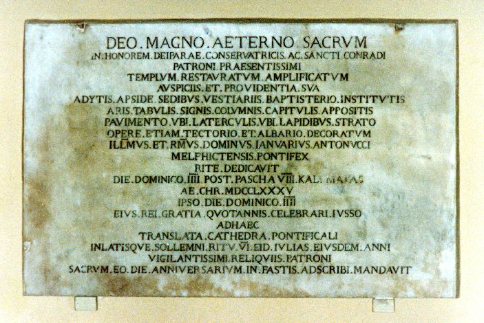 lapide - ambito pugliese (sec. XVIII)