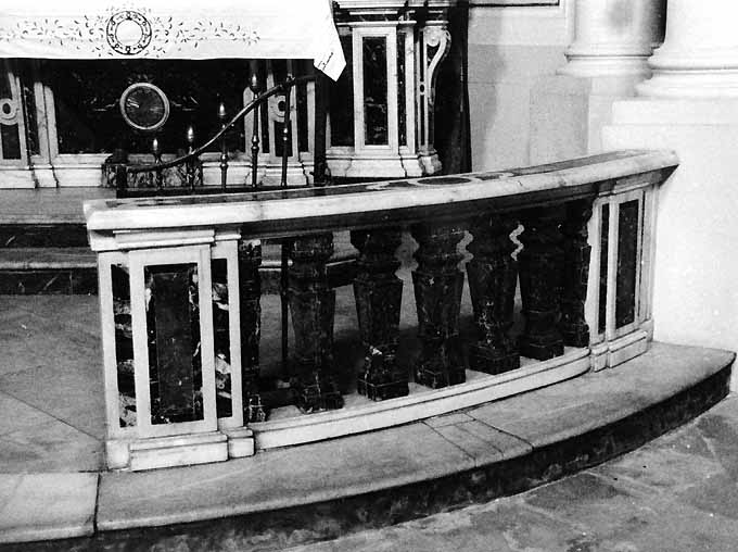 balaustrata - ambito pugliese (ultimo quarto sec. XVIII)