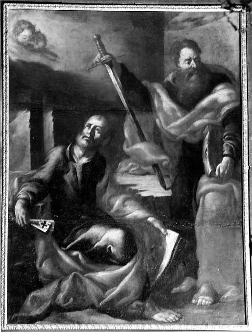 Santi Pietro e Paolo (dipinto) di Gliri Nicola (sec. XVII)