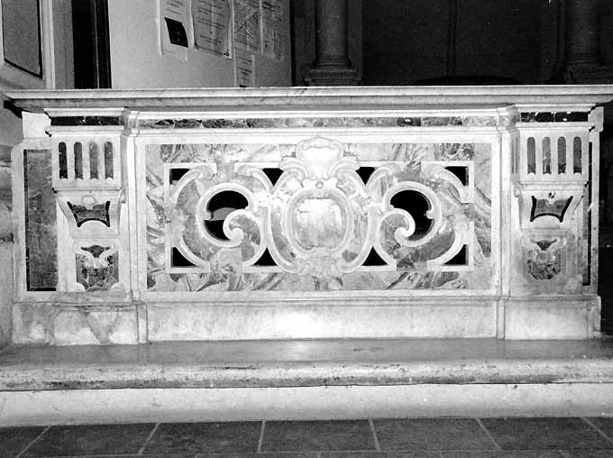 balaustrata - ambito napoletano (terzo quarto sec. XVIII)