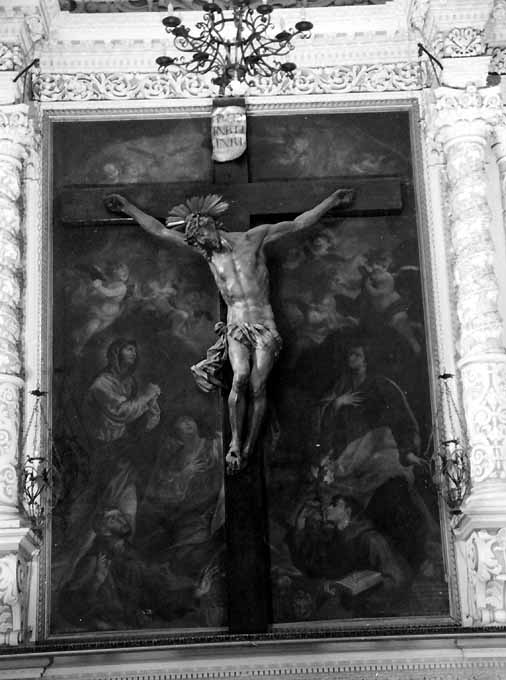 Cristo crocifisso (scultura) - produzione pugliese (seconda metà sec. XVII)
