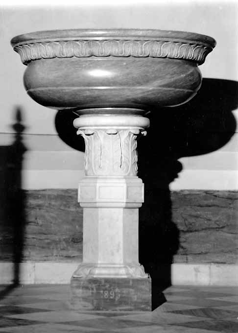 fonte battesimale di Melo Luigi (attribuito) (sec. XIX)