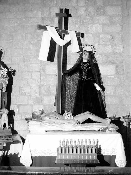 Cristo deposto, Cristo deposto dalla croce (statua) - produzione pugliese (seconda metà sec. XIX)