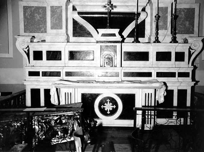 altare - ambito pugliese (prima metà sec. XIX)