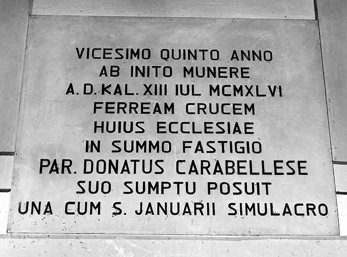 lapide commemorativa - ambito pugliese (sec. XX)