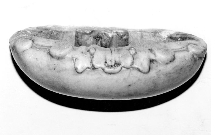 acquasantiera - manifattura pugliese (seconda metà sec. XIX)