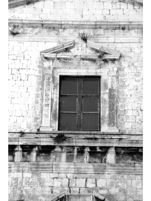 mostra di finestra - ambito pugliese (seconda metà sec. XVII)