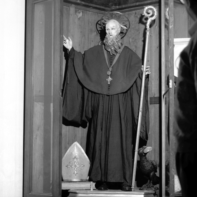 San Benedetto (statua) - ambito pugliese (metà sec. XIX)