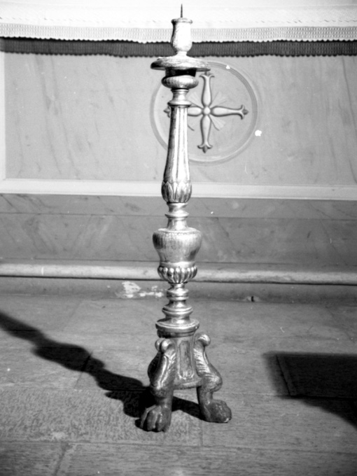 candelabro, serie - ambito pugliese (ultimo quarto sec. XVIII)