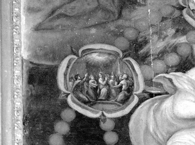Pentecoste (dipinto) di Damaskinos Michele (attribuito) (sec. XVI)