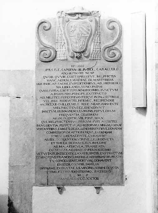 lapide - produzione pugliese (sec. XIX)