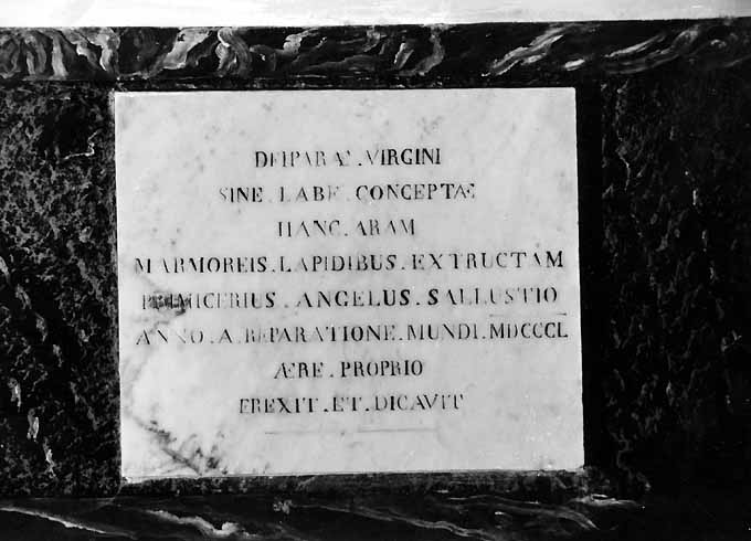 altare - produzione pugliese (sec. XIX)