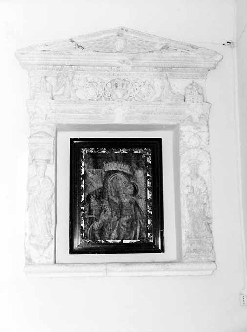 Santi Pietro e Paolo, Madonna e Arcangelo Michele (edicola) - produzione pugliese (sec. XV)