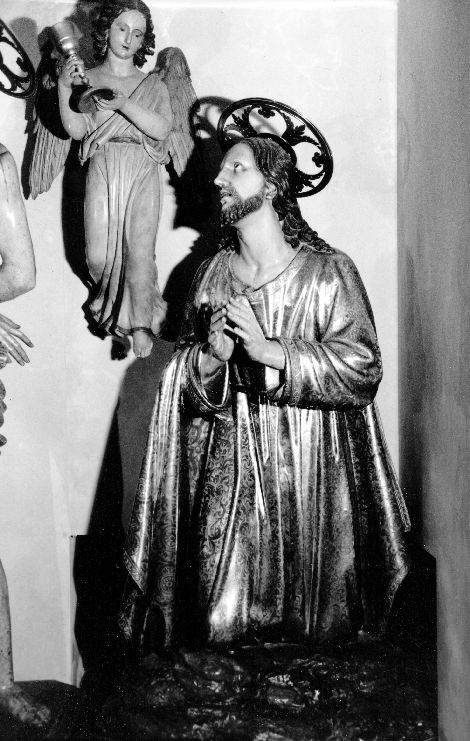 orazione di Cristo nell'orto di Getsemani (gruppo scultoreo) di La Rocca Gaetano (sec. XIX)