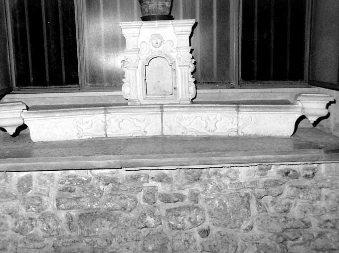 altare, frammento - ambito pugliese (prima metà sec. XVIII)