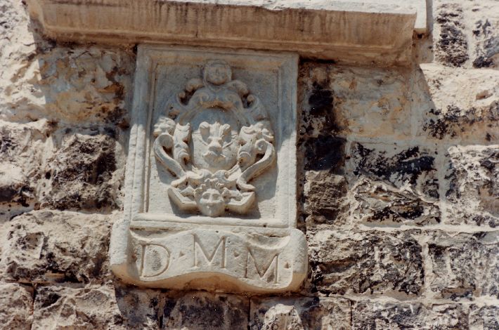 lapide - produzione pugliese (sec. XVII)