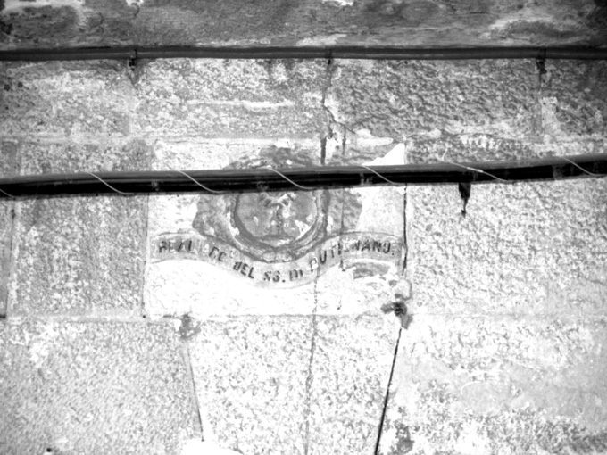 ostensorio, iscrizione, monogramma cristologico (rilievo) - produzione pugliese (sec. XVII)