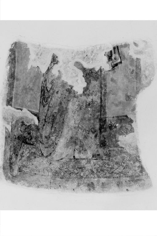 santo (dipinto, frammento) - ambito bizantino (sec. XI)