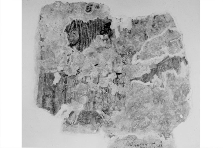 santo (dipinto, frammento) - ambito bizantino (sec. XI)