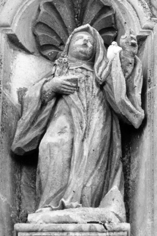 santa monaca (statua) - ambito salentino (secondo quarto sec. XVIII)