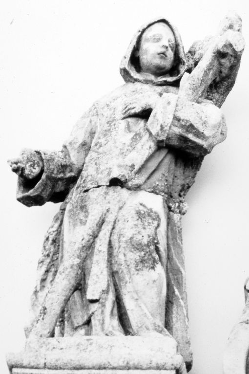 santo monaco celestino (?) (statua) - ambito salentino (secondo quarto sec. XVIII)